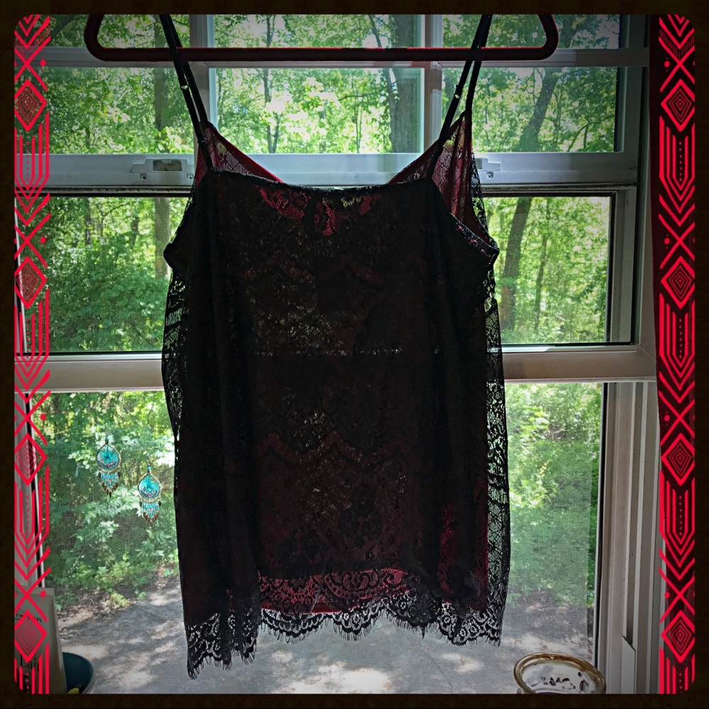 NEW!!  LAYERED WITH LACE TOP!!